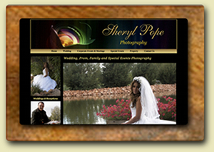 <div style='margin-top:-7px;'>Sheryl Pope Photography Website</div>